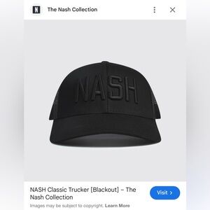 Ash Black Trucker Hat